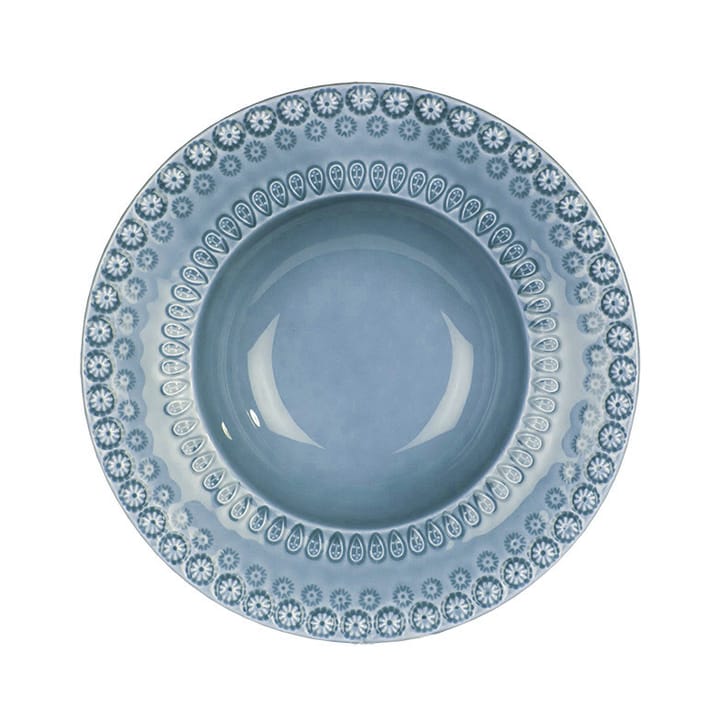Daisy syvä lautanen, Ø 21 cm - dusty blue - PotteryJo