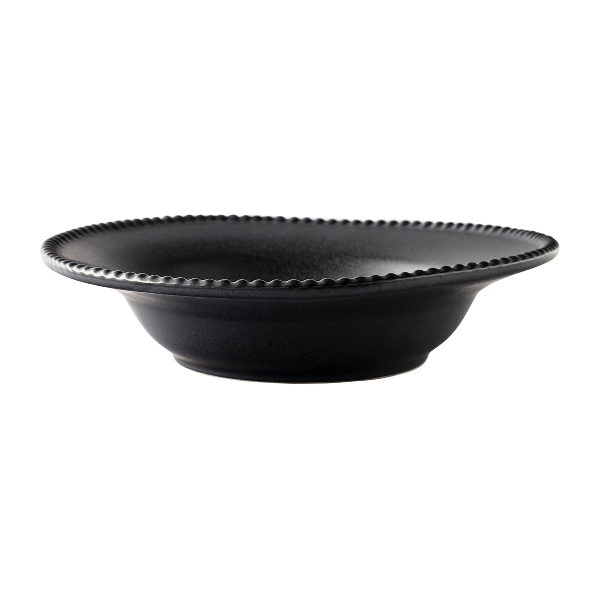 PotteryJo Daria pastalautanen 35 cm Ink black | Skandinaavinen Sisustus | Syvät lautaset | Musta