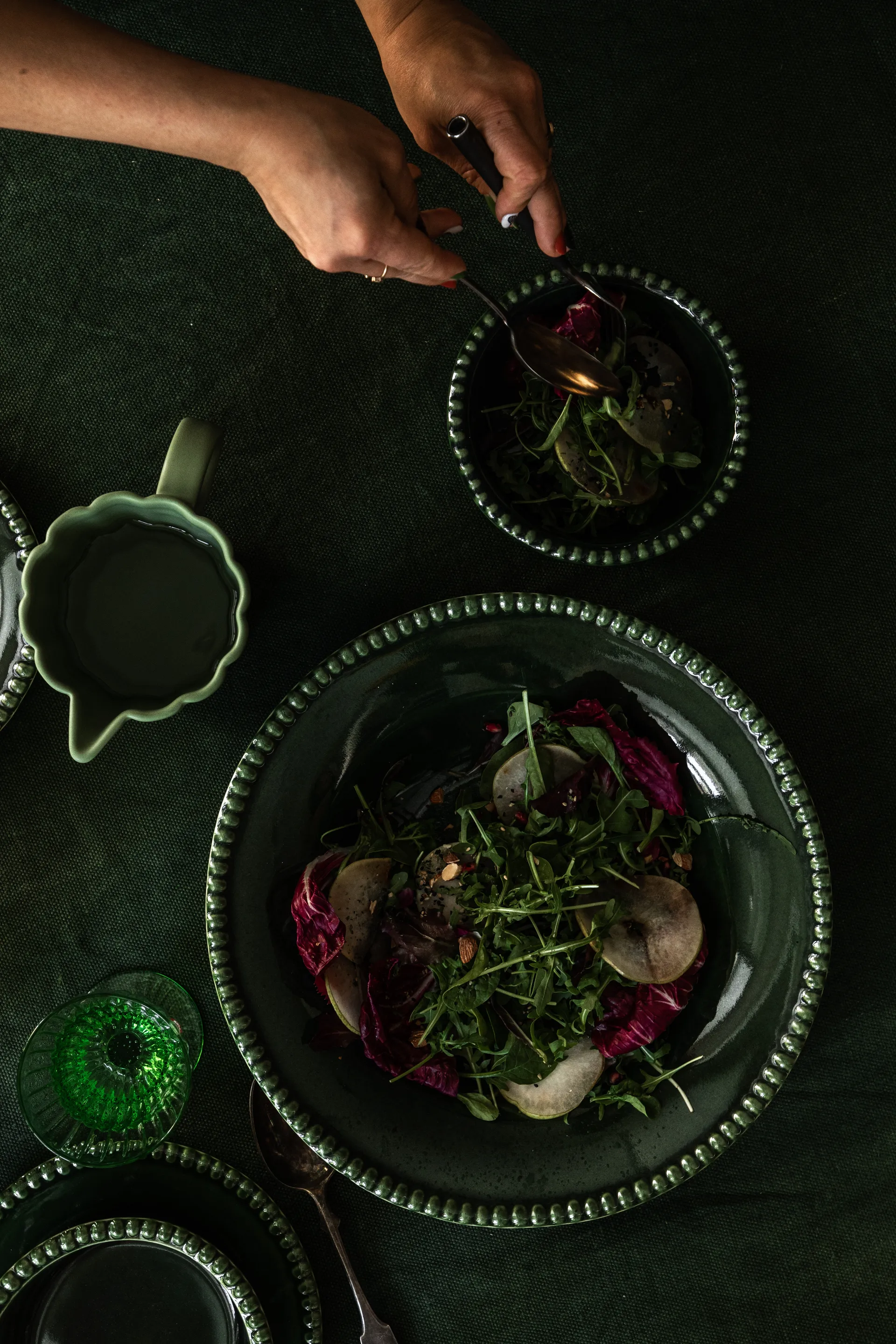 Daria pastalautanen Ø 35 cm, Moss PotteryJo