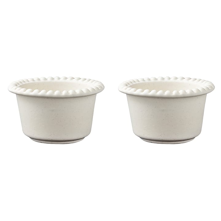 Daria pieni kulho Ø 12 cm, 2-pakkaus - Cotton white - PotteryJo