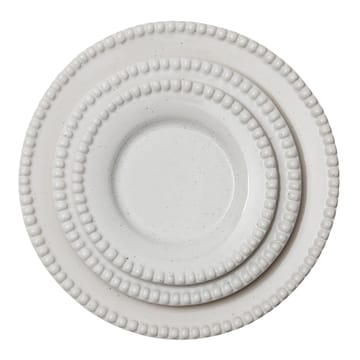 Daria ruokalautanen Ø 28 cm, 2-pakkaus - Cotton white shiny - PotteryJo