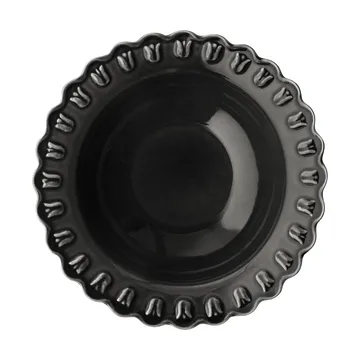 Tulipa syvä lautanen small Ø17 cm 2-pack - Melkein musta - PotteryJo