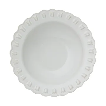 Tulipa syvä lautanen small Ø17 cm 2-pack - Valkoinen - PotteryJo