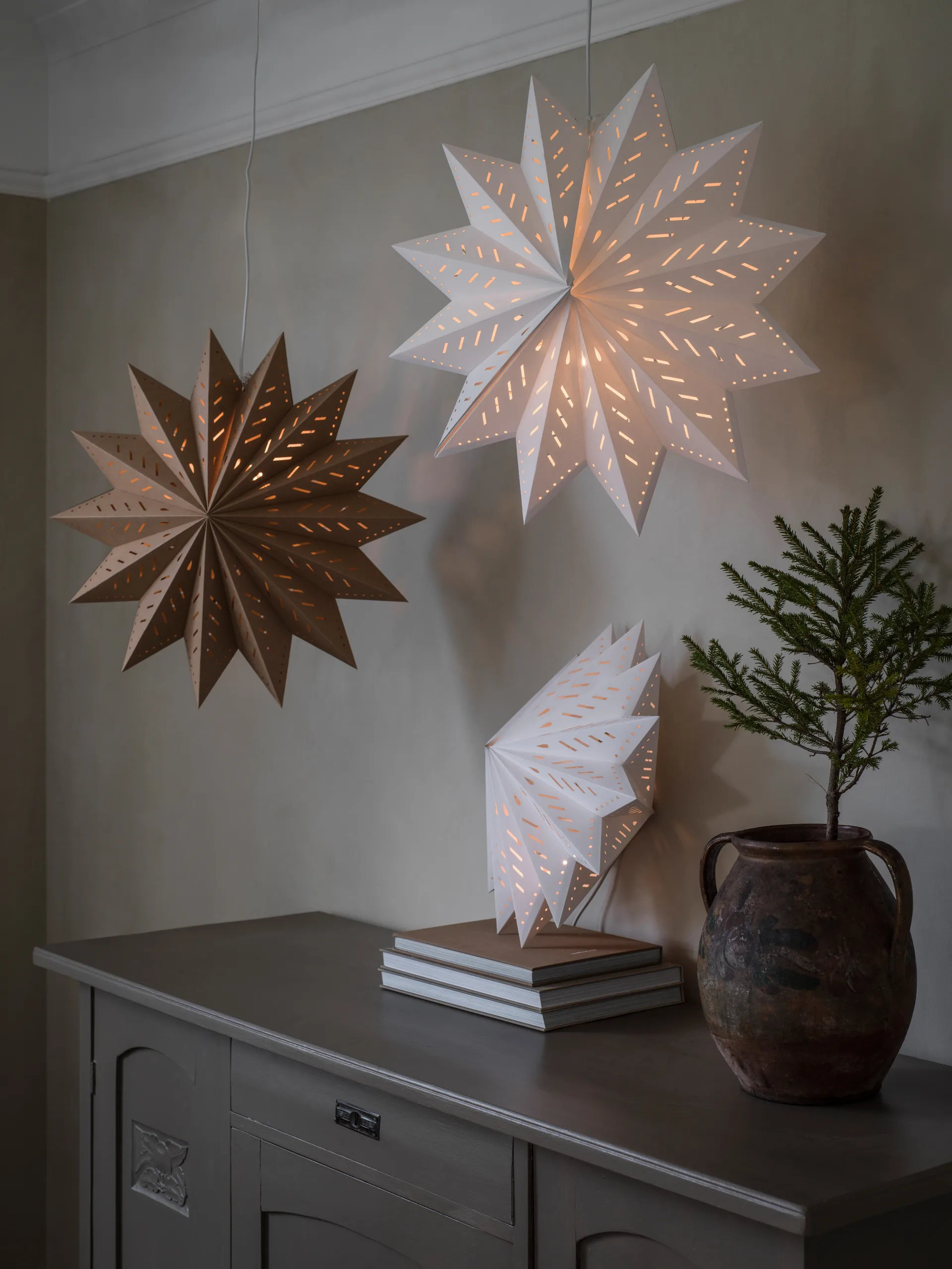 Alfa adventtitähti ruskea, Ruskea, 50 cm PR Home