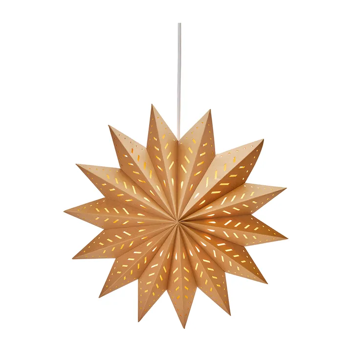 Alfa adventtitähti ruskea - Ruskea, 60 cm - PR Home