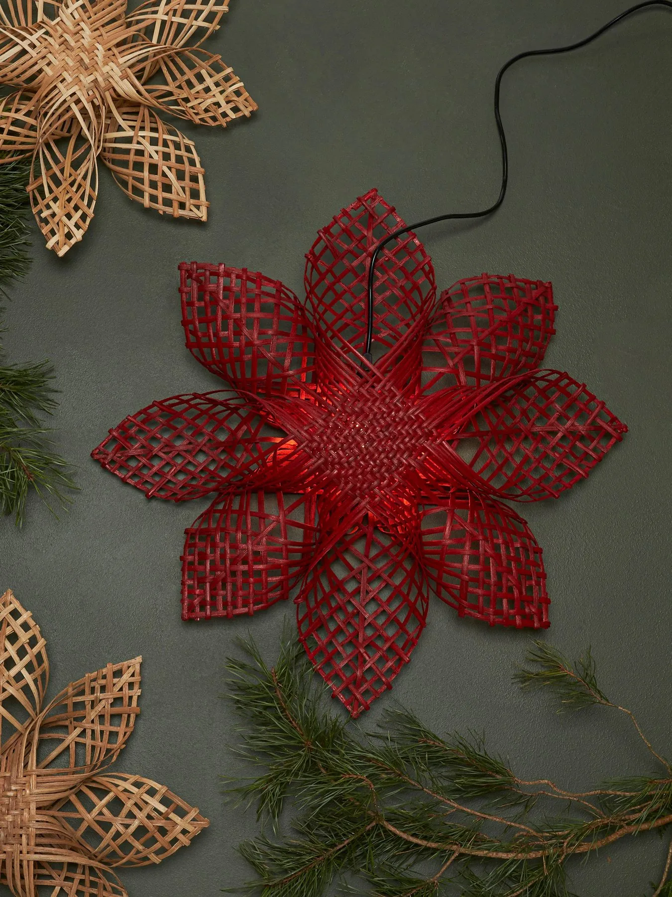 Anna adventtitähti punainen, 82 cm PR Home