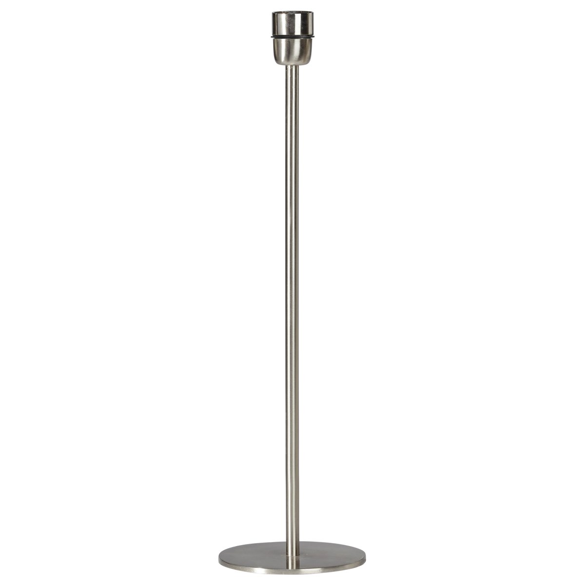 PR Home Base lampunjalka 55 cm Mattakromi | Skandinaavinen Sisustus | Lampunjalat | Hopeanvärinen