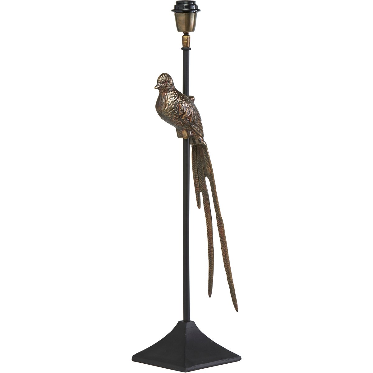 PR Home Birdie- lampun pidin 70 cm Musta-messinki | Skandinaavinen Sisustus | Lampunjalat | Musta