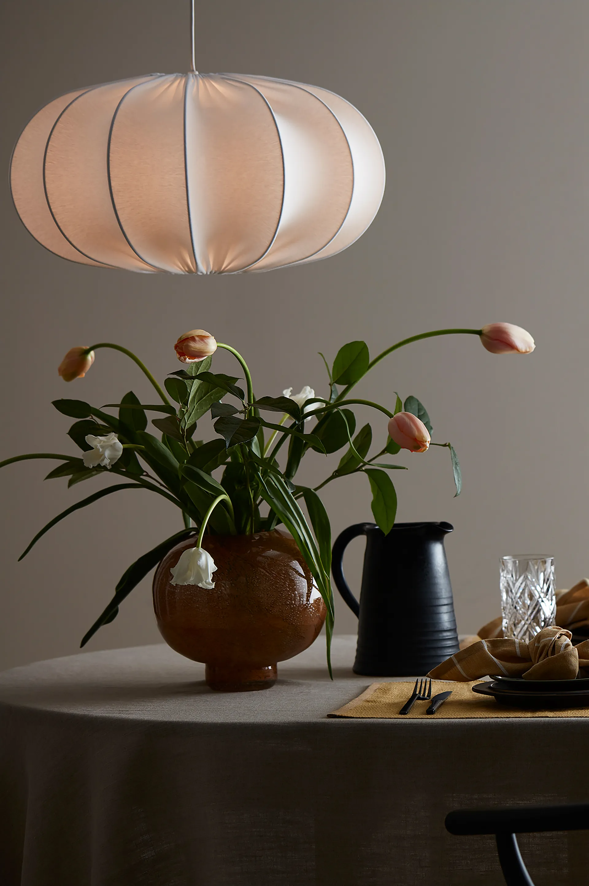 Dalia lampunvarjostin 50 cm, Valkoinen PR Home