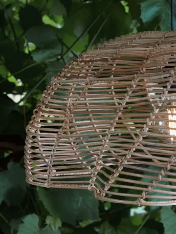 Mayla riippuvalaisin ulkokäyttöön - Luonnollinen, Ø53×32 cm - PR Home