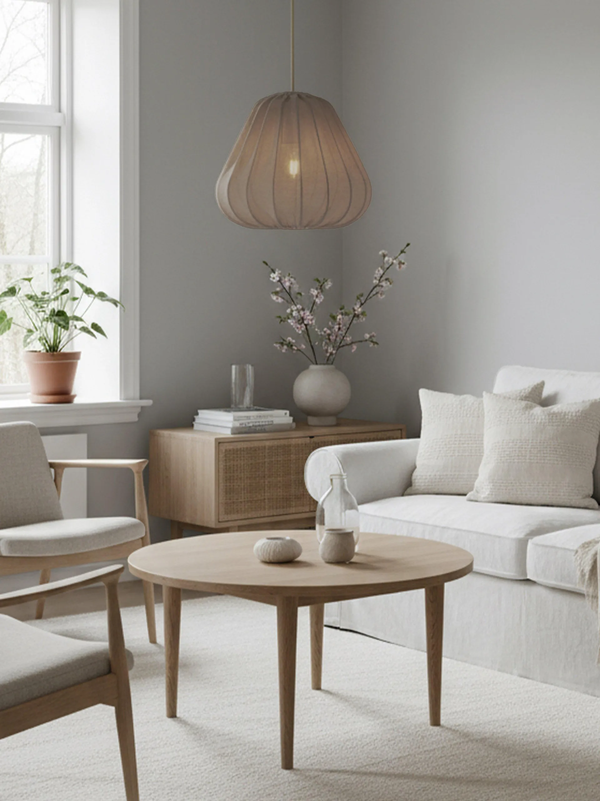 Sienna kattolamppu, Diana sammal, Ø40x35 cm PR Home