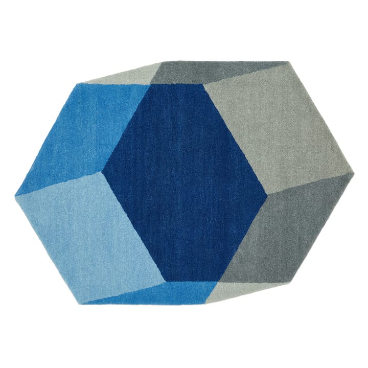 Iso matto hexagon - Sininen - Puik