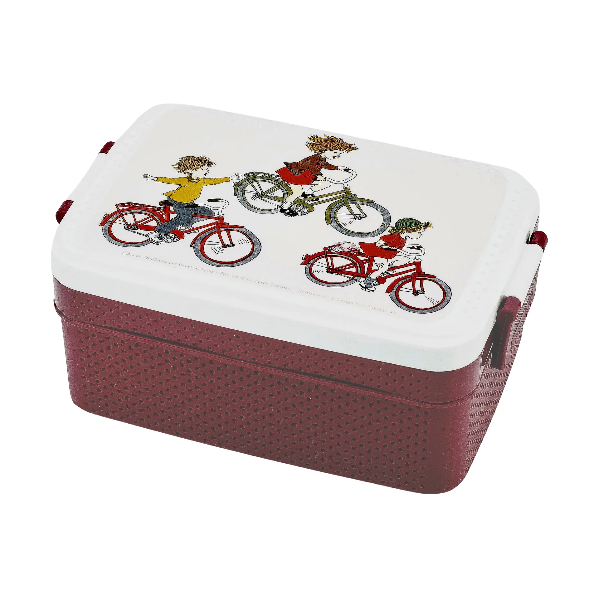 Lotta Bråkmakargatanilta lounasrasia 8x18,5 cm, Ruskea-valkoinen Rätt Start