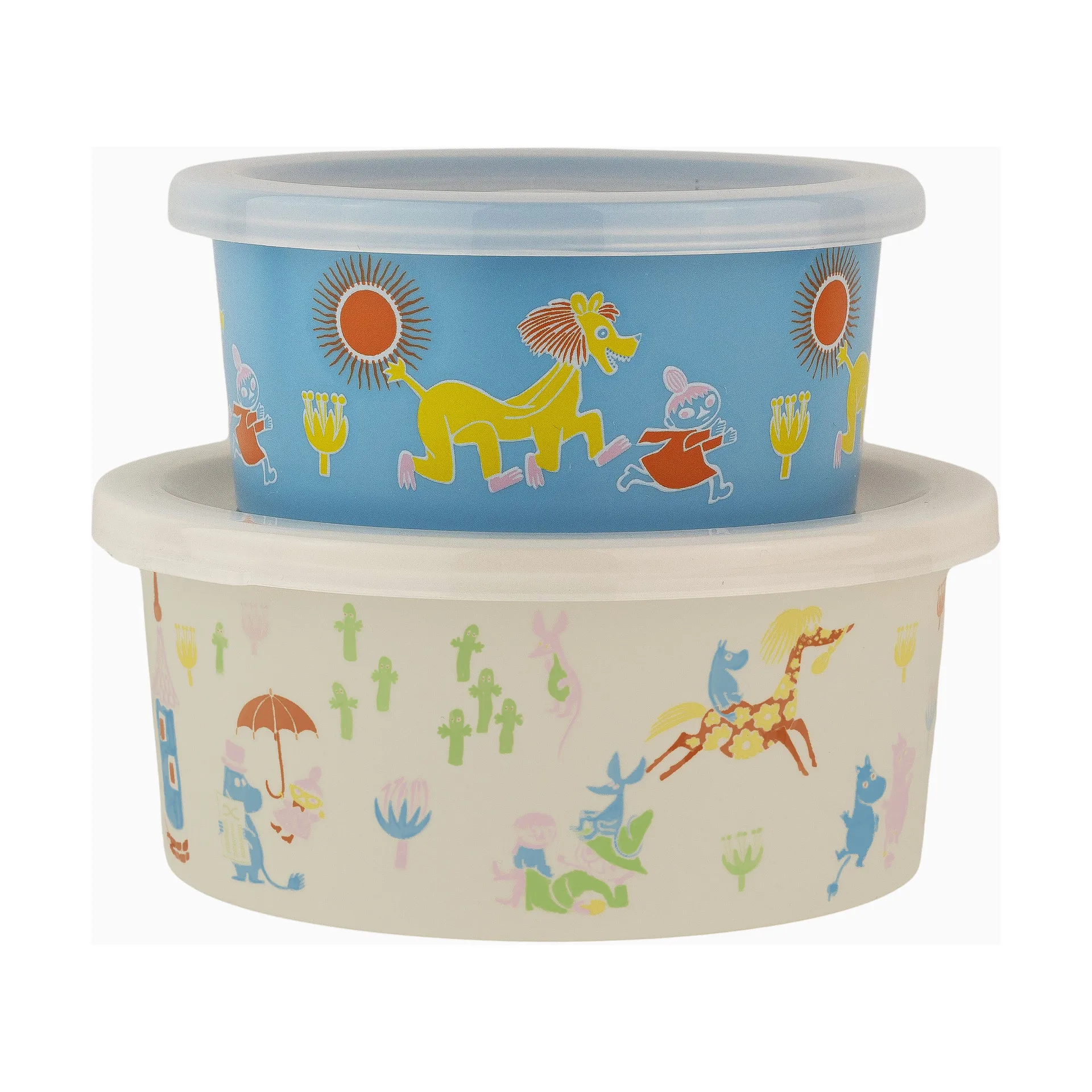 Mumin 80 eväsrasia 2 osaa, Beige-blå Rätt Start