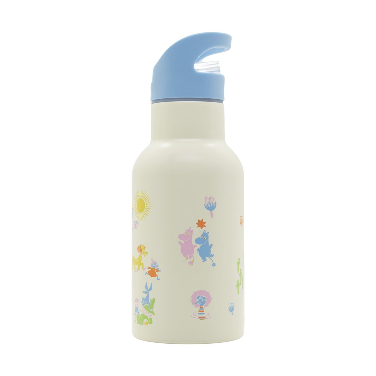 Rätt Start Mumin 80 vesipullo 34 cl Beige-sininen | Skandinaavinen Sisustus | Juomapullot | Beige