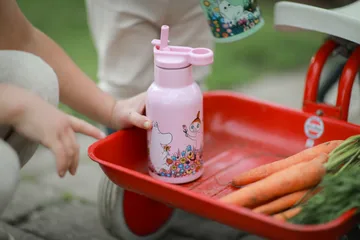 Muumi Niitty juomapullo 34 cl - Vaaleanpunainen - Rätt Start