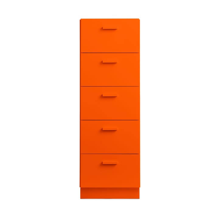 Relief korkea lipasto sokkelilla 41x115 cm oranssi - undefined - Relief