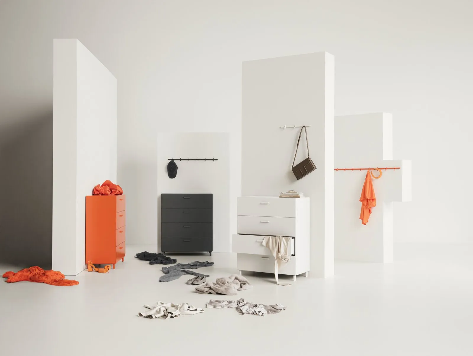 Relief lipasto leveä jalallinen 82x92,2 cm harmaa Relief