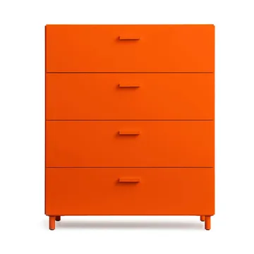 Relief lipasto leveä jalallinen 82x92,2 cm oranssi - undefined - Relief