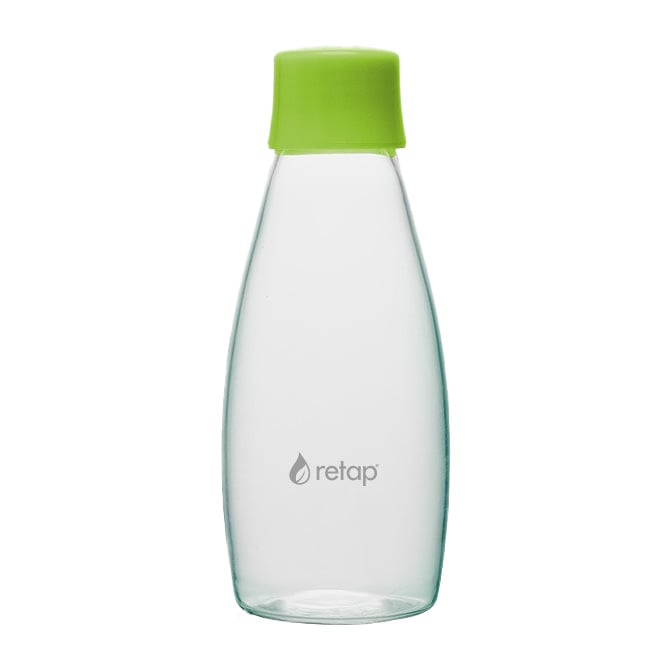 Retap Go 05 -lasipullo kierrekorkki 50 cl Forest green