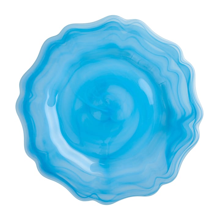 Alabaster lautanen Ø 28 cm - Sky blue - RICE