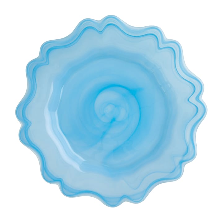 Alabaster leipälautanen Ø 21 cm - Sky blue - RICE