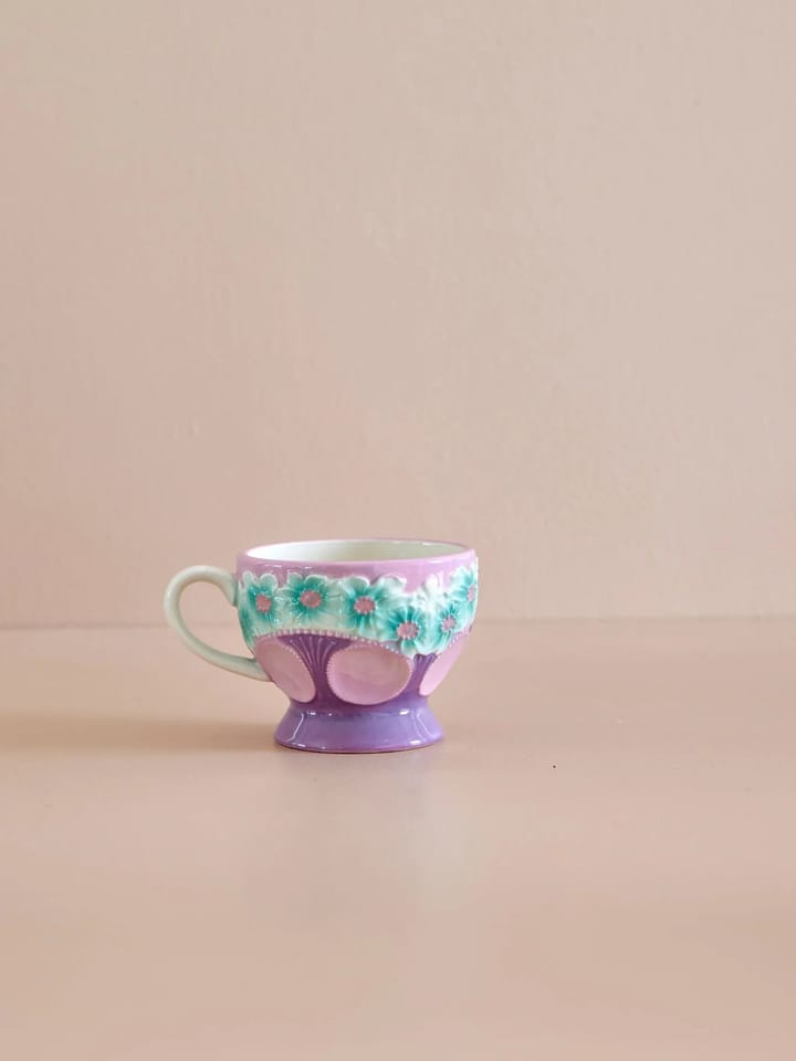 Rice Embossed Flower -keramiikkamuki 30 cl, Lavender RICE