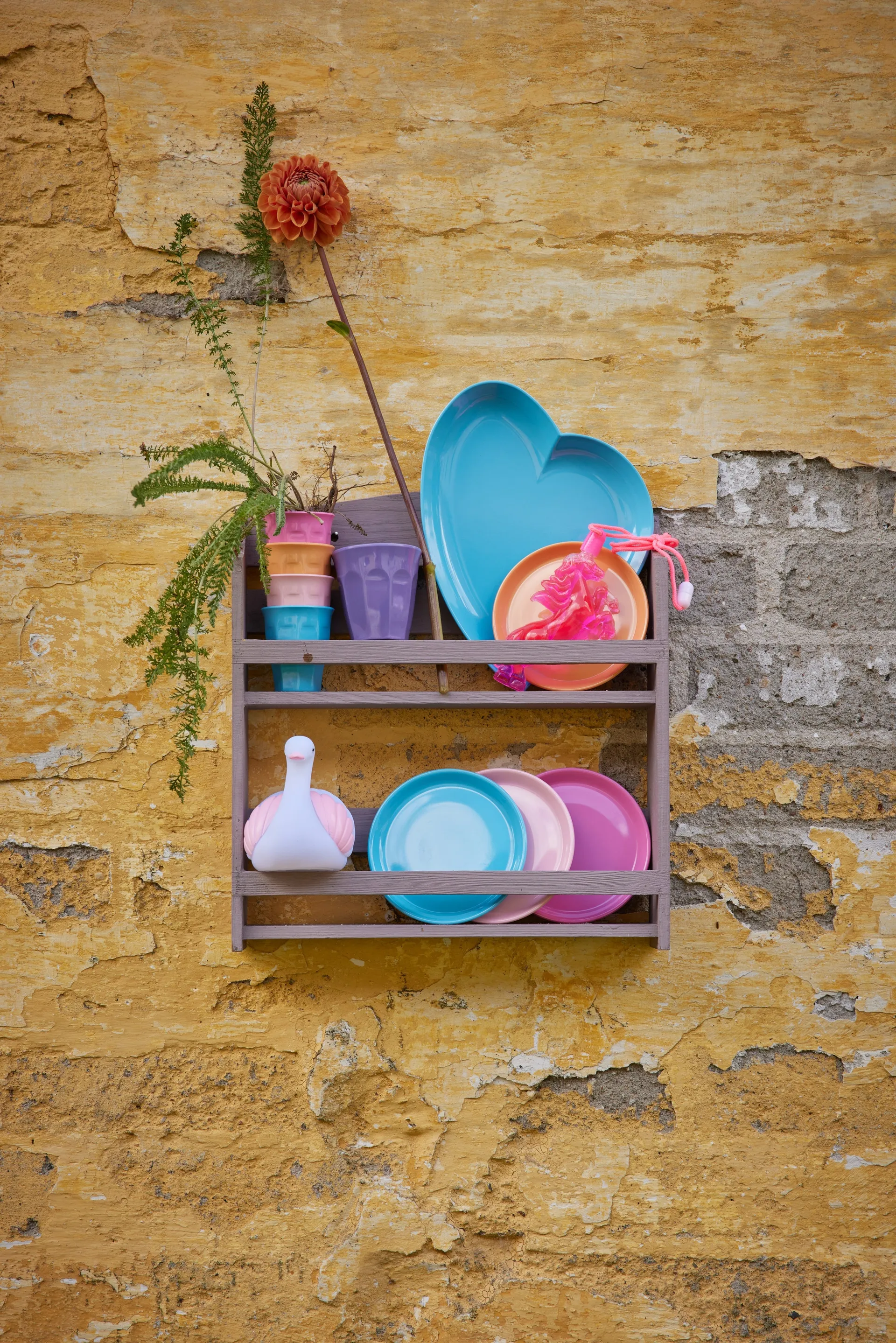 Rice espressokuppi melamiini lahjapakkaus 4-pakkaus, Multicolor RICE