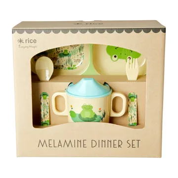 Rice lasten astiasto 4 osaa - Frog - RICE