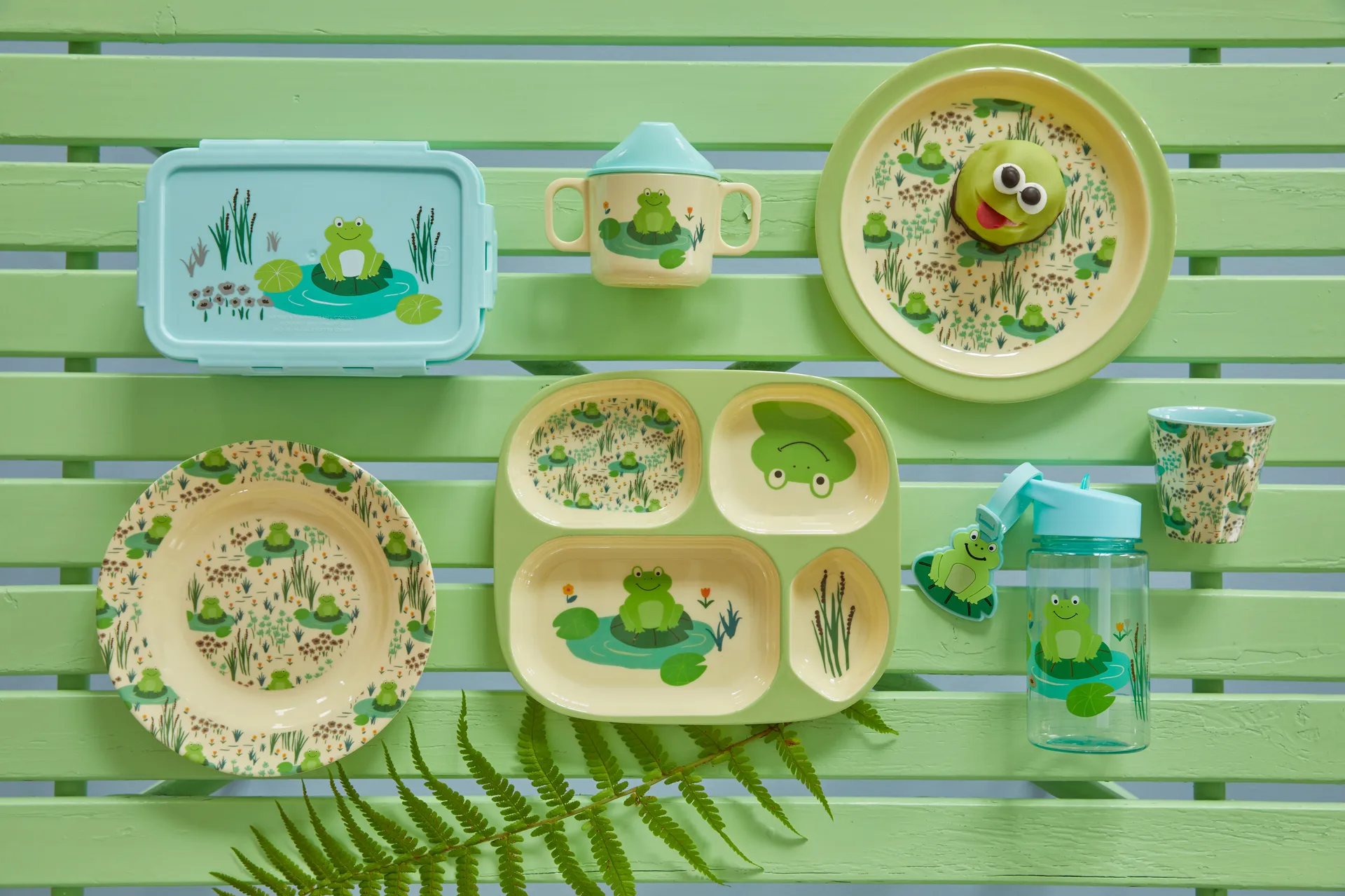 Rice lasten astiasto 4 osaa, Frog RICE