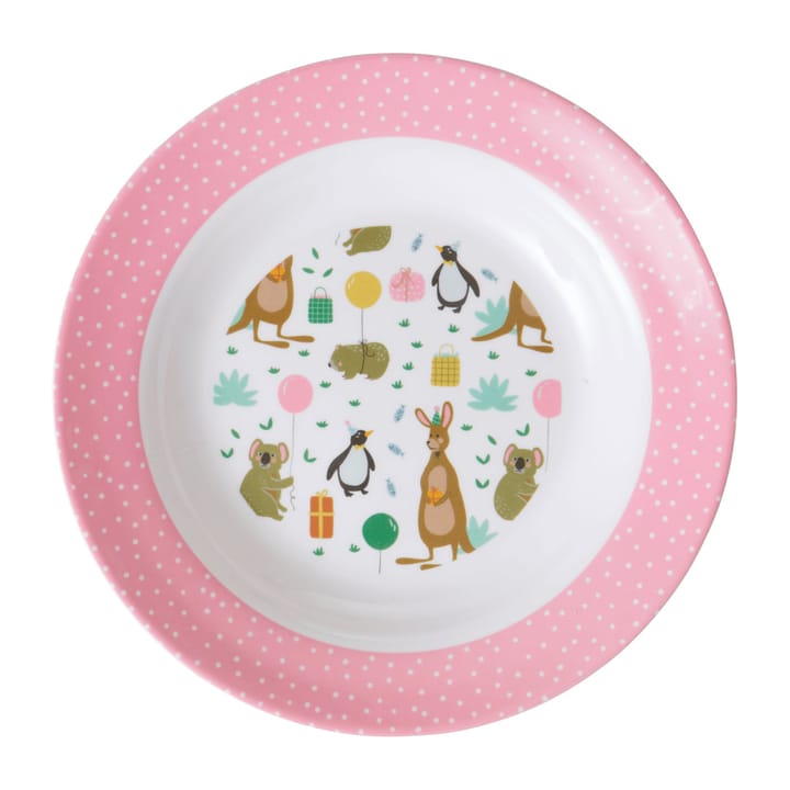 Rice lasten kulho melamiini Ø 20 cm, Party animal-Pink RICE