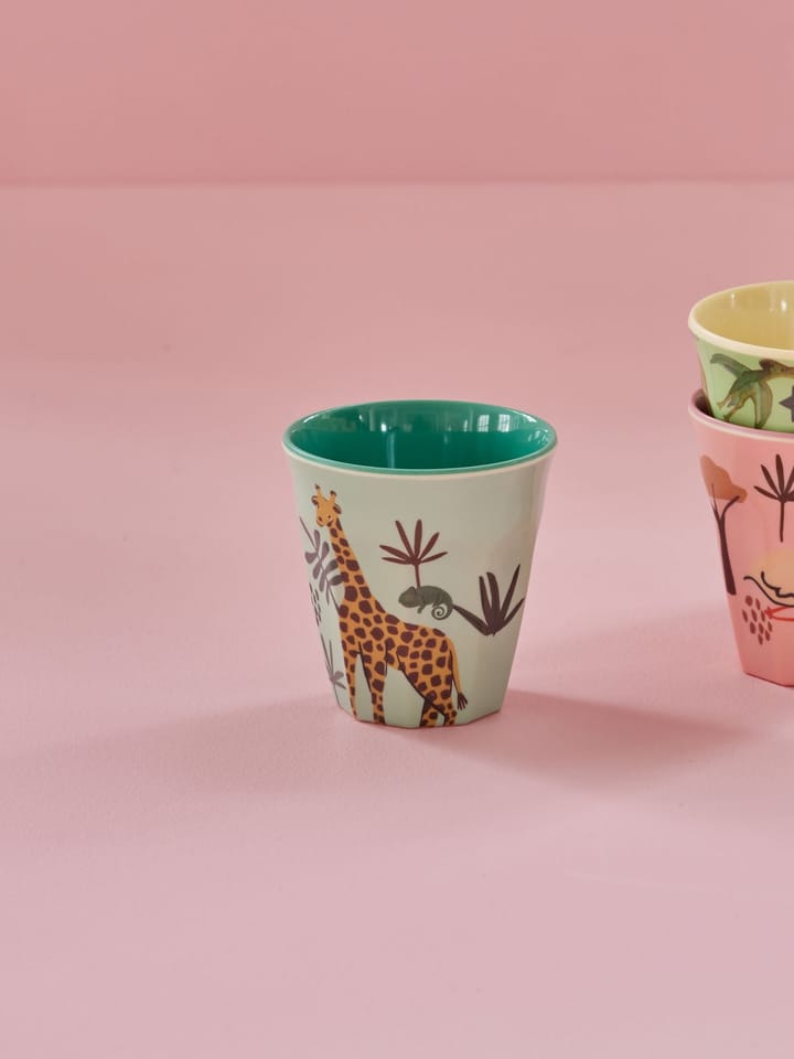 Rice lasten kuppi melamiini, Blue Jungle Animal RICE