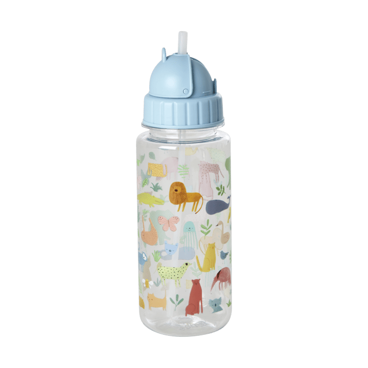 Rice lasten vesipullo 45 cl - Sweet Jungle Print-Soft blue - RICE