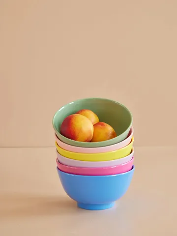 Rice melamiinikulho medium Ø 15 cm 6 osaa - Multicolor - RICE