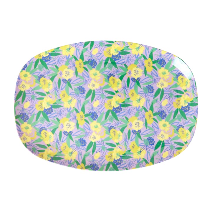 Rice melamiinilautanen 22x30 cm - Fancy pansy - RICE