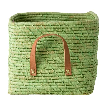 Rice raffia säilytyskori - Soft green - RICE