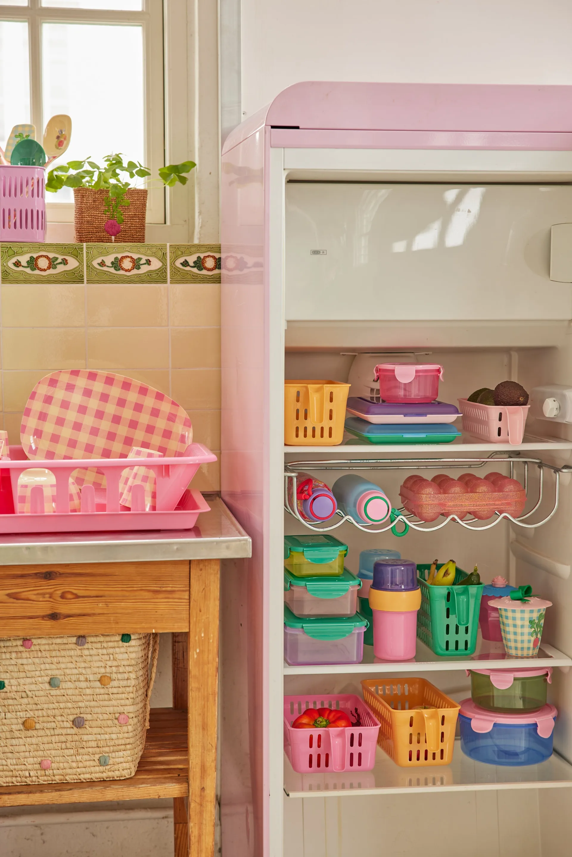 Rice ruoka-astia 6,7x26,5 cm, Soft pink RICE