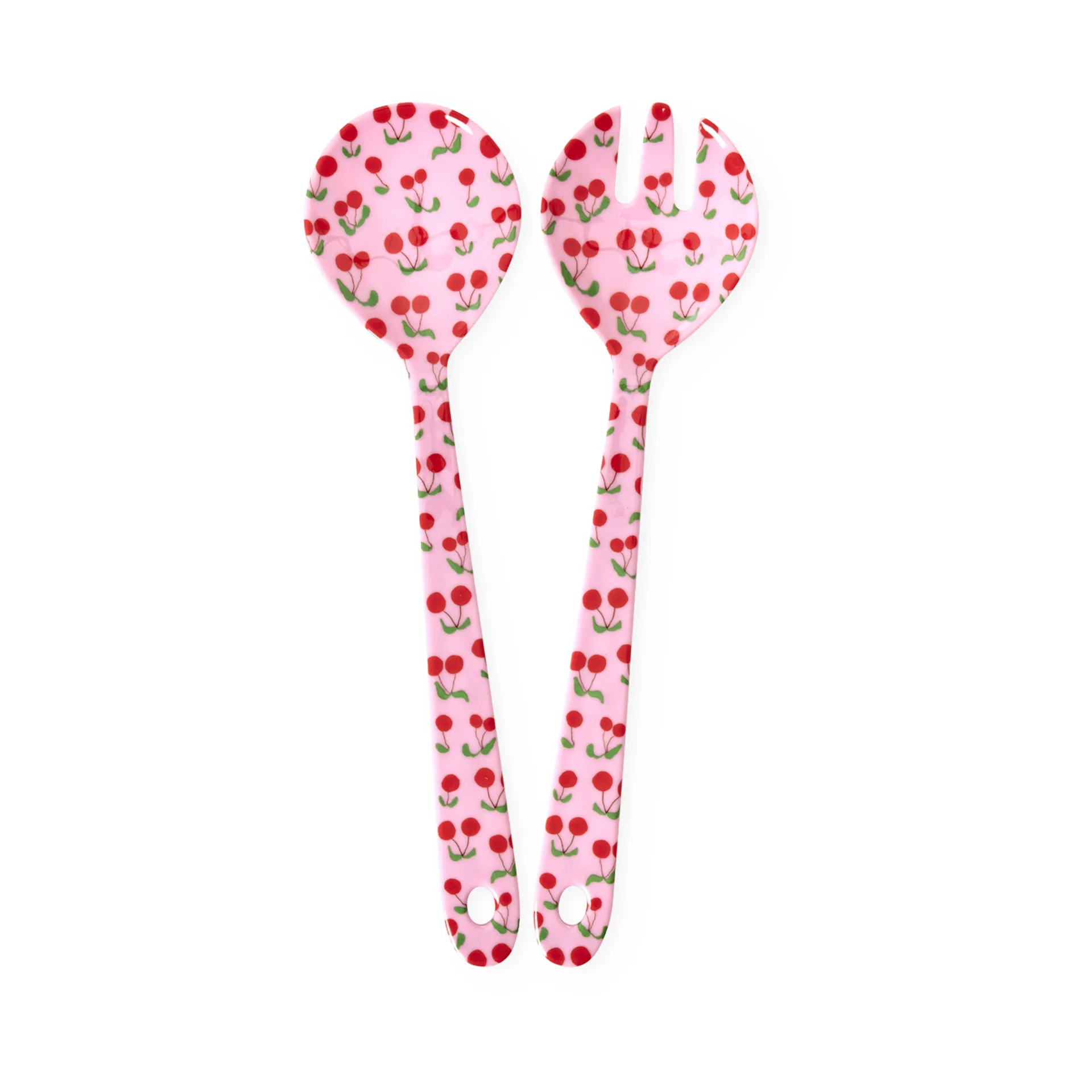 Rice salaattiottimet melamiini 2 osaa, Kirsikka. RICE