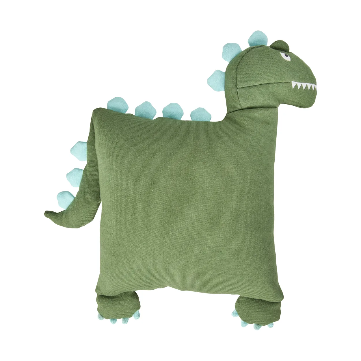 Rice tyyny dinosaurus 48x52 cm Green | Skandinaavinen Sisustus | Tyynyt | Vihreä