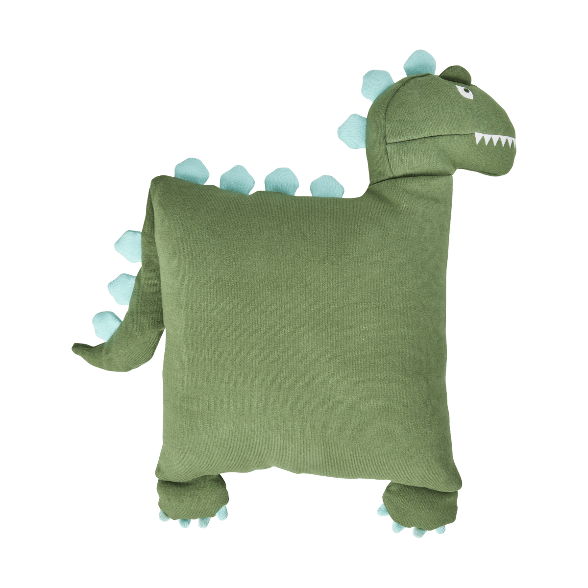 Rice tyyny dinosaurus 48x52 cm Green | Skandinaavinen Sisustus | Tyynyt | Vihreä