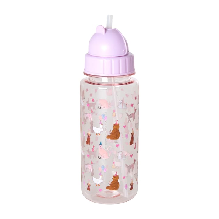 Rice vesipullo lapsille 50 cl - Animal print-lavender - RICE