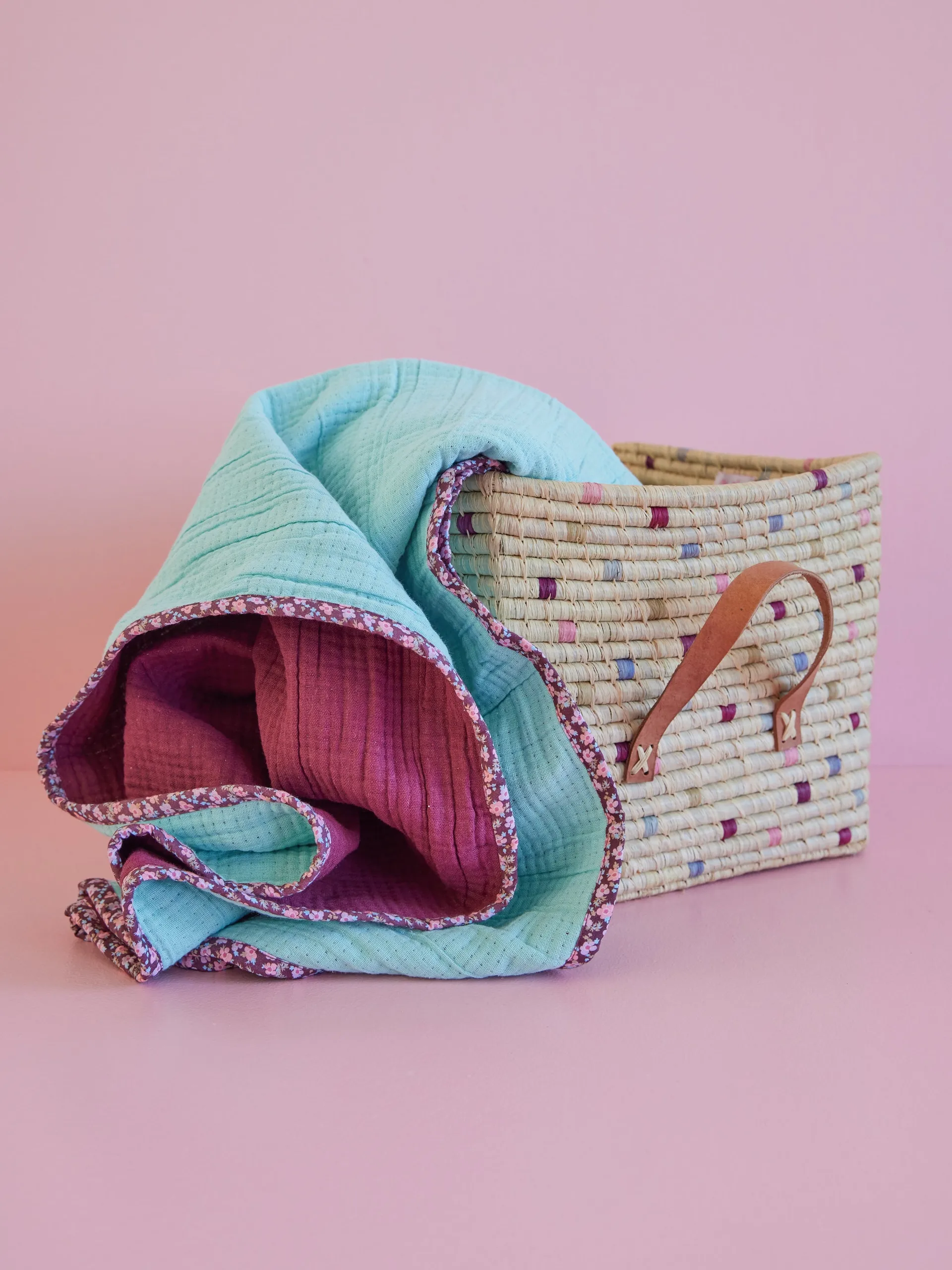 Riisi puuvillaviltti 140x200 cm, Multi RICE