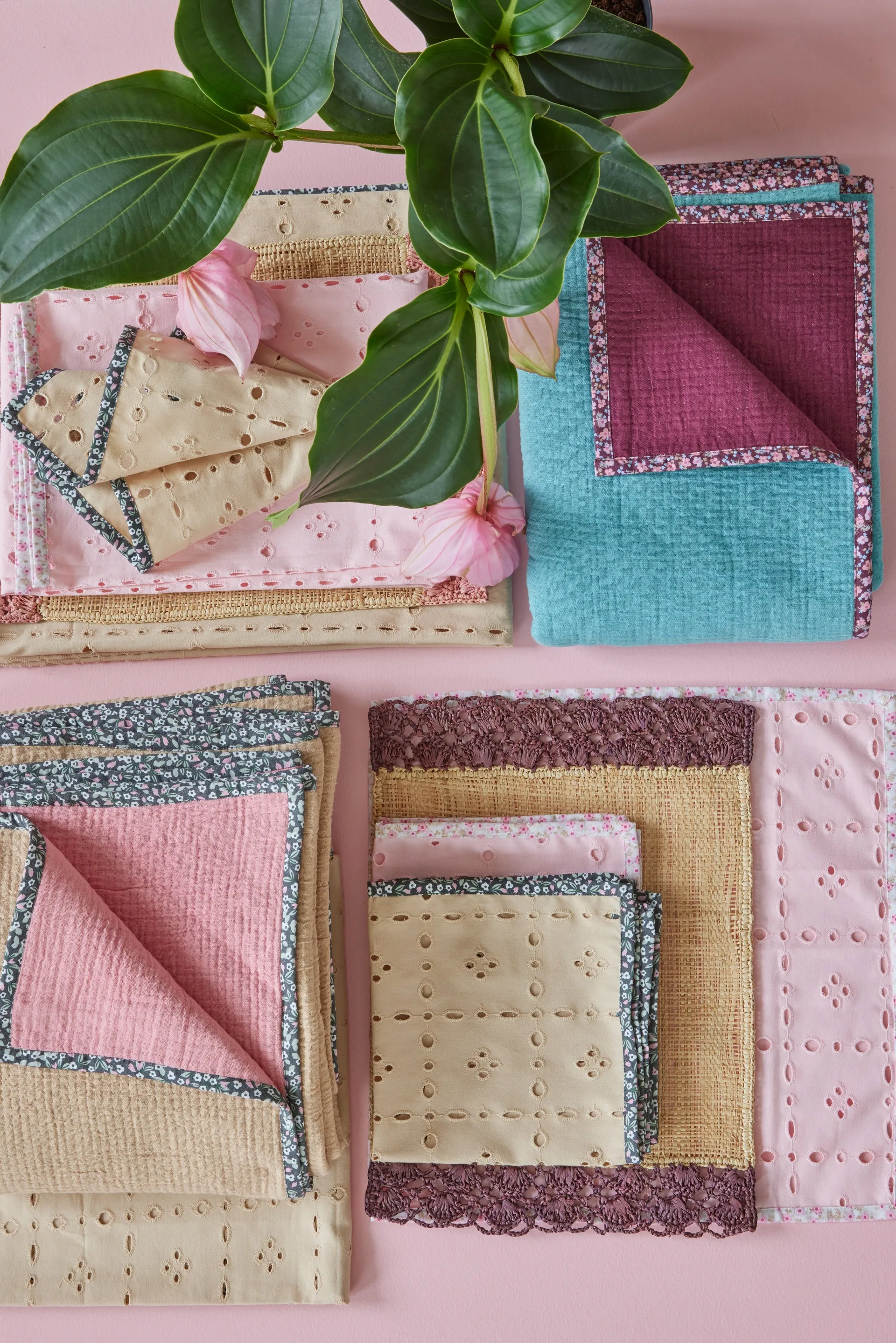 Riisi puuvillaviltti 140x200 cm, Multi RICE