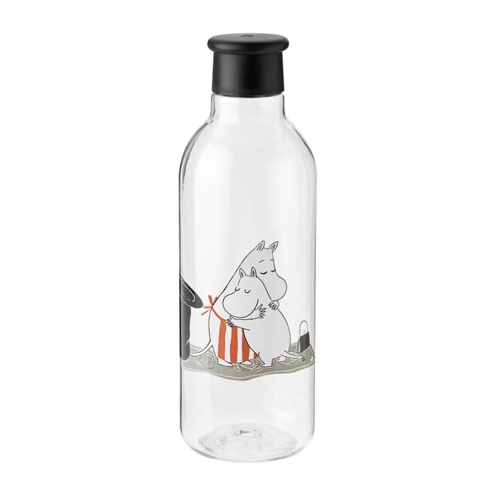 DRINK-IT Mumin vesipullo 0,75 l - Black-red - RIG-TIG