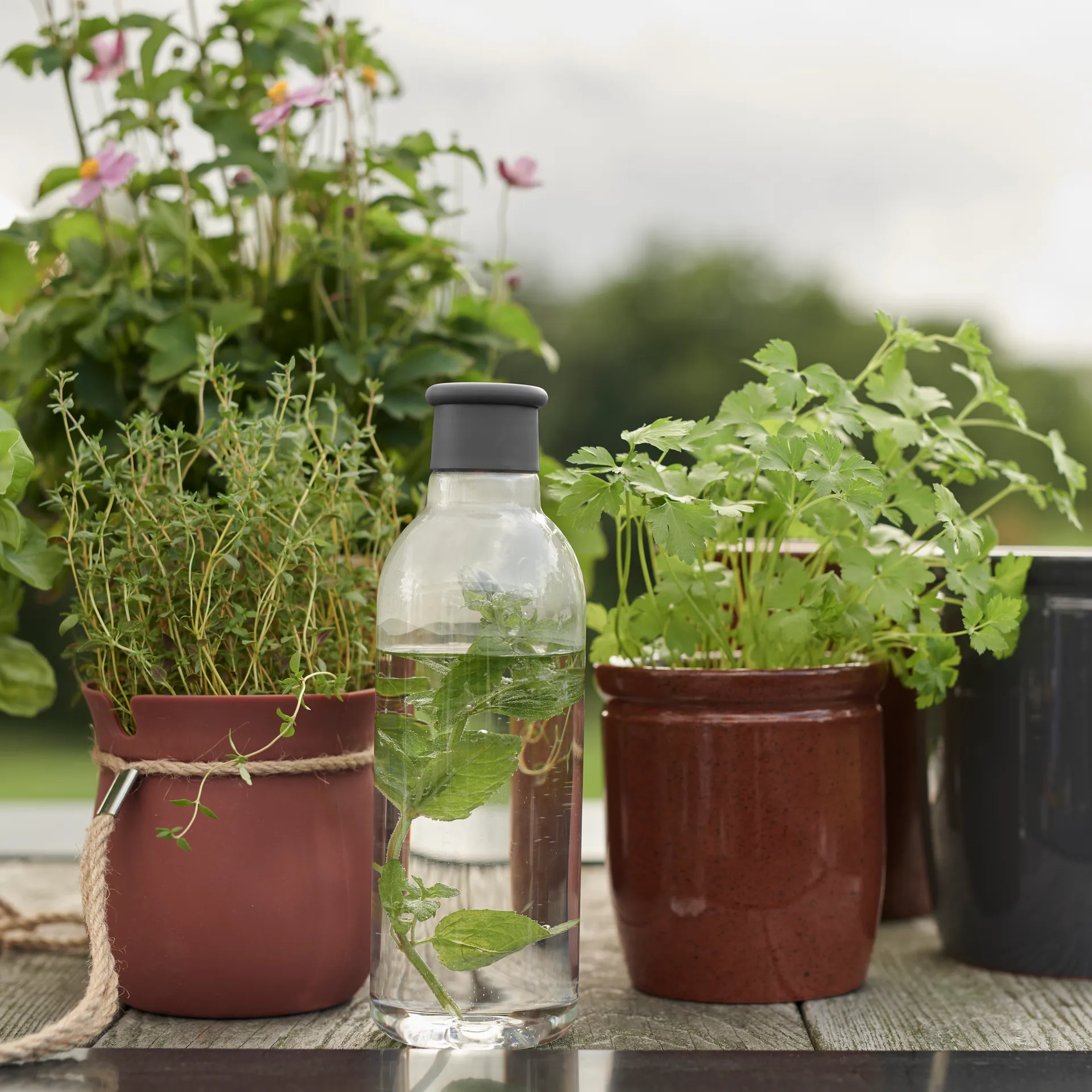 DRINK-IT vesipullo 0,75 l, Grey RIG-TIG