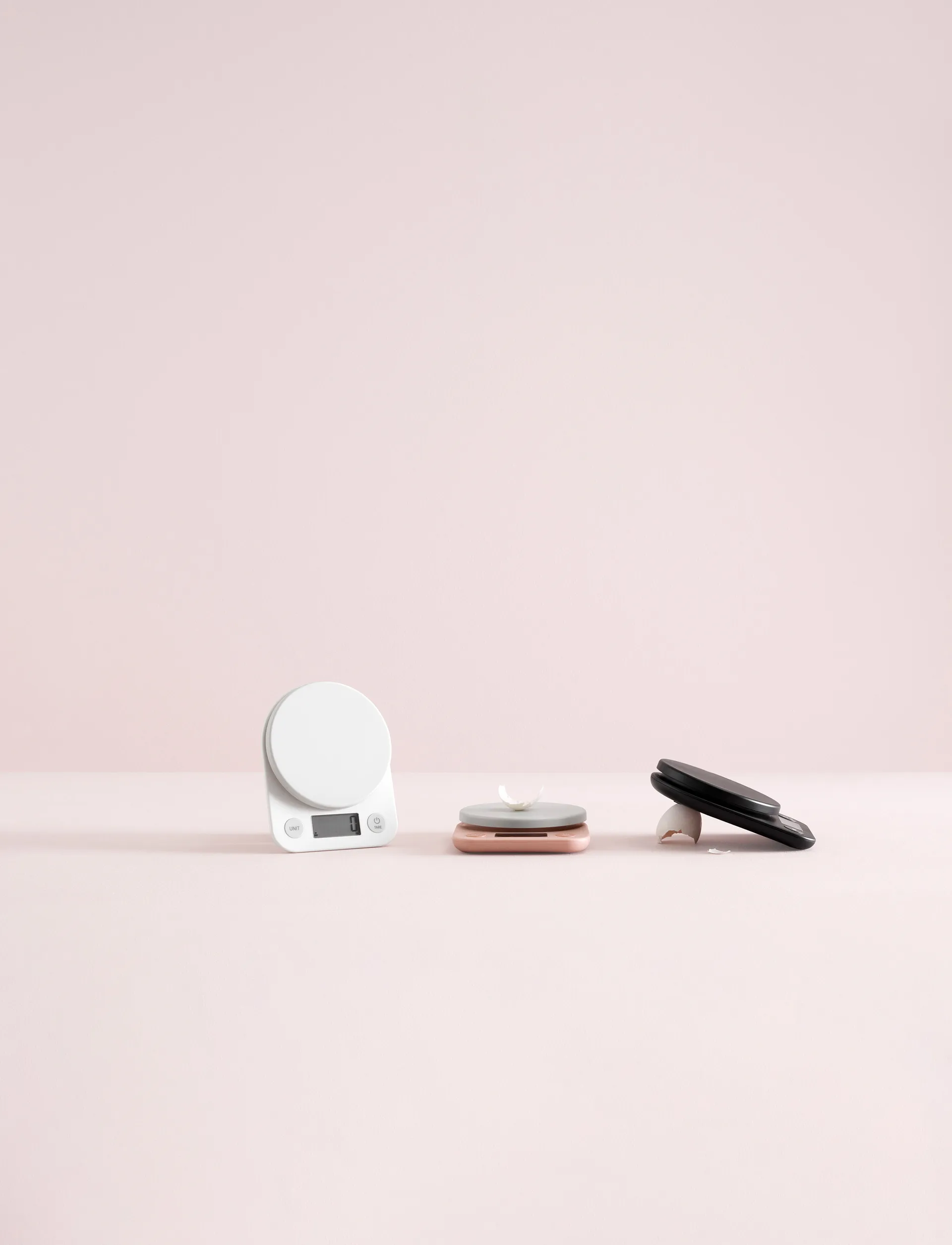 FOODIE keittiövaaka, White RIG-TIG