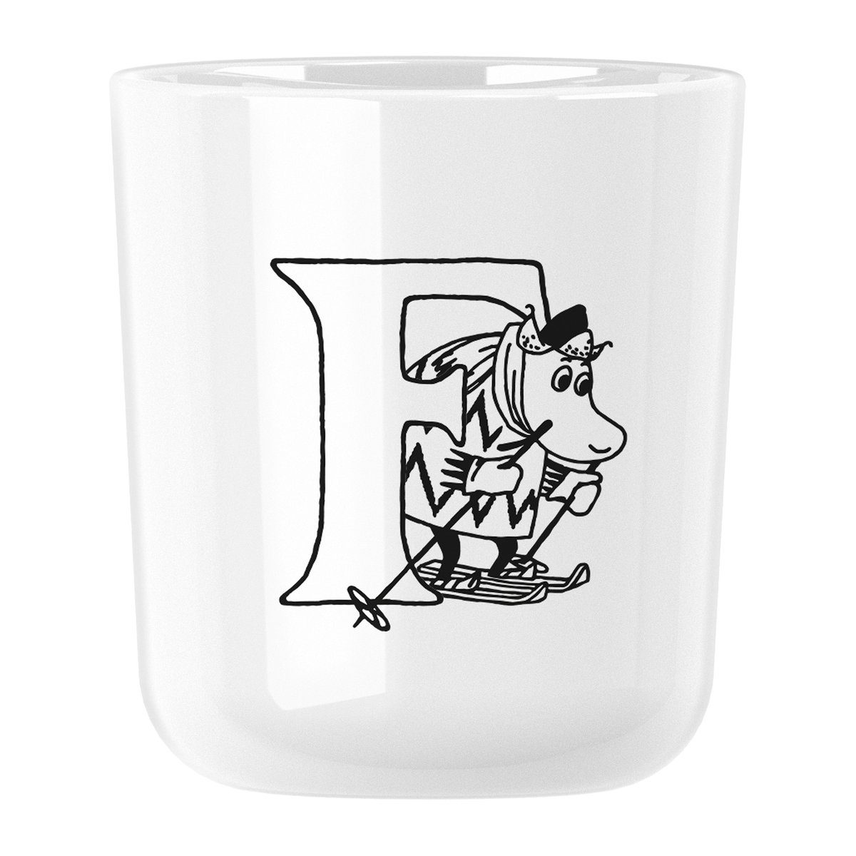 RIG-TIG Moomin ABC -muki 20 cl F | Skandinaavinen Sisustus | Muumimukit | Valkoinen
