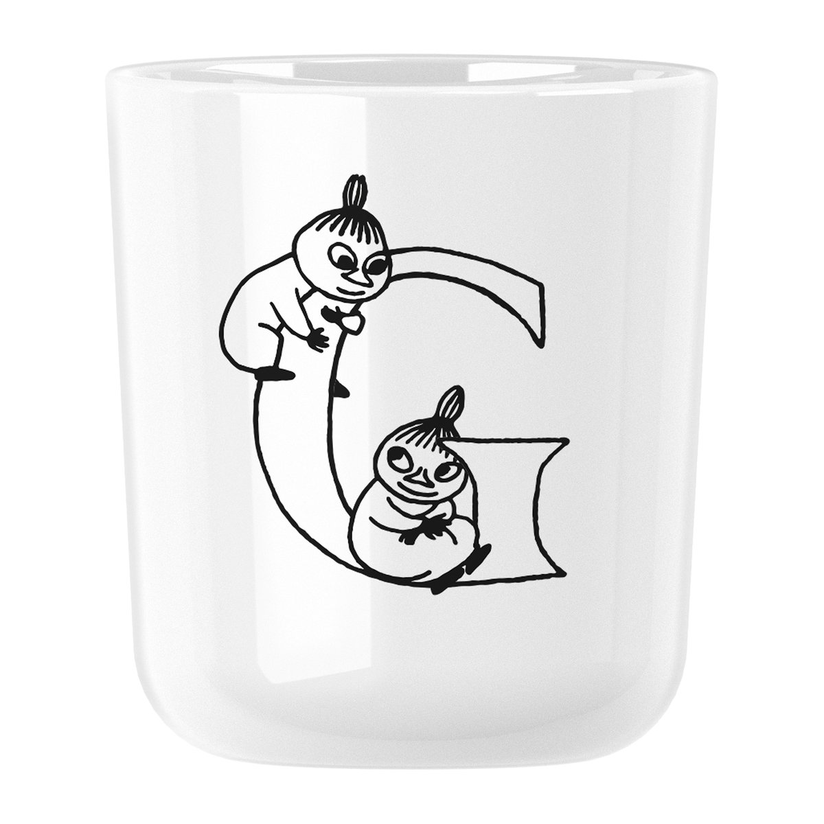 RIG-TIG Moomin ABC -muki 20 cl G | Skandinaavinen Sisustus | Muumimukit | Valkoinen
