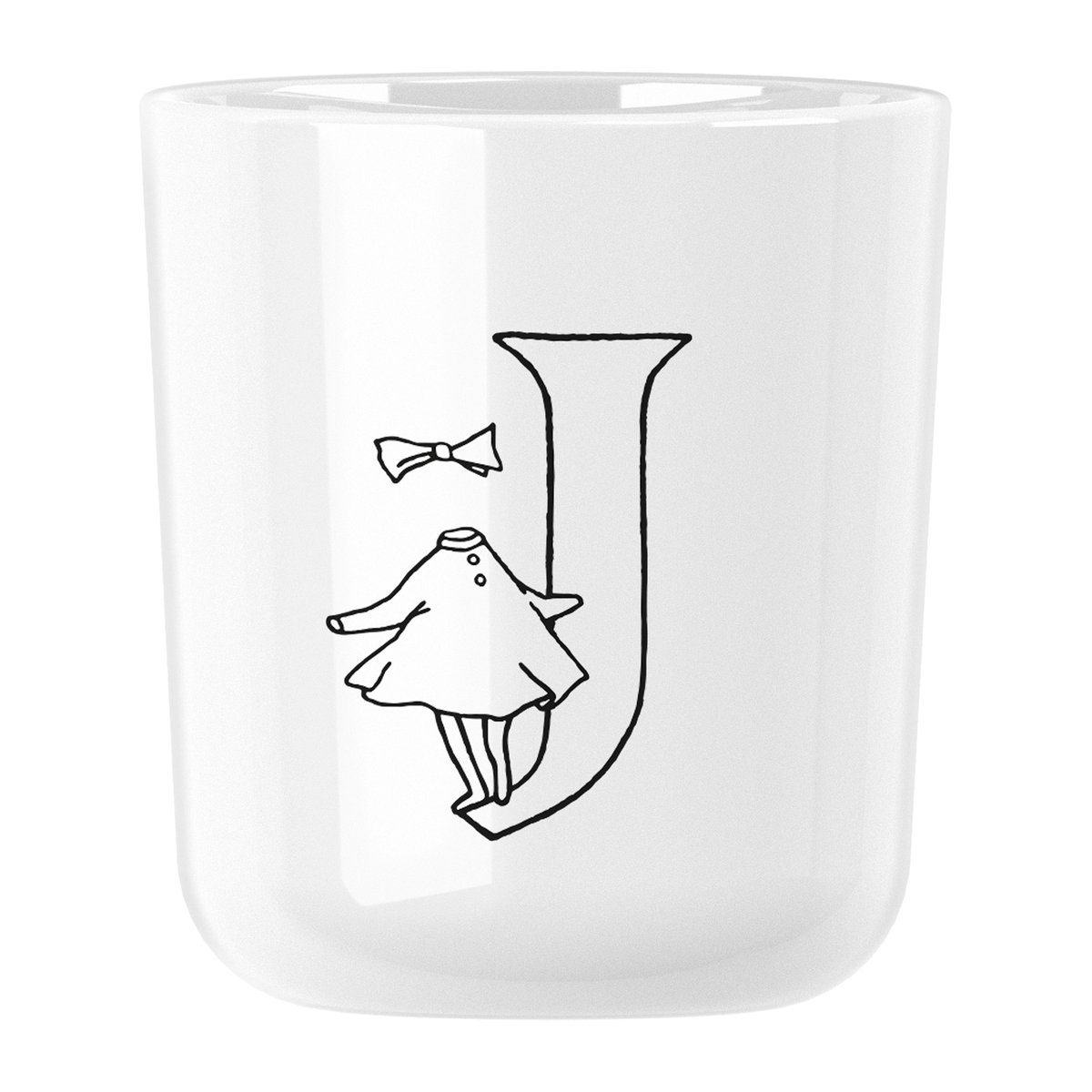 RIG-TIG Moomin ABC -muki 20 cl J | Skandinaavinen Sisustus | Muumimukit | Valkoinen