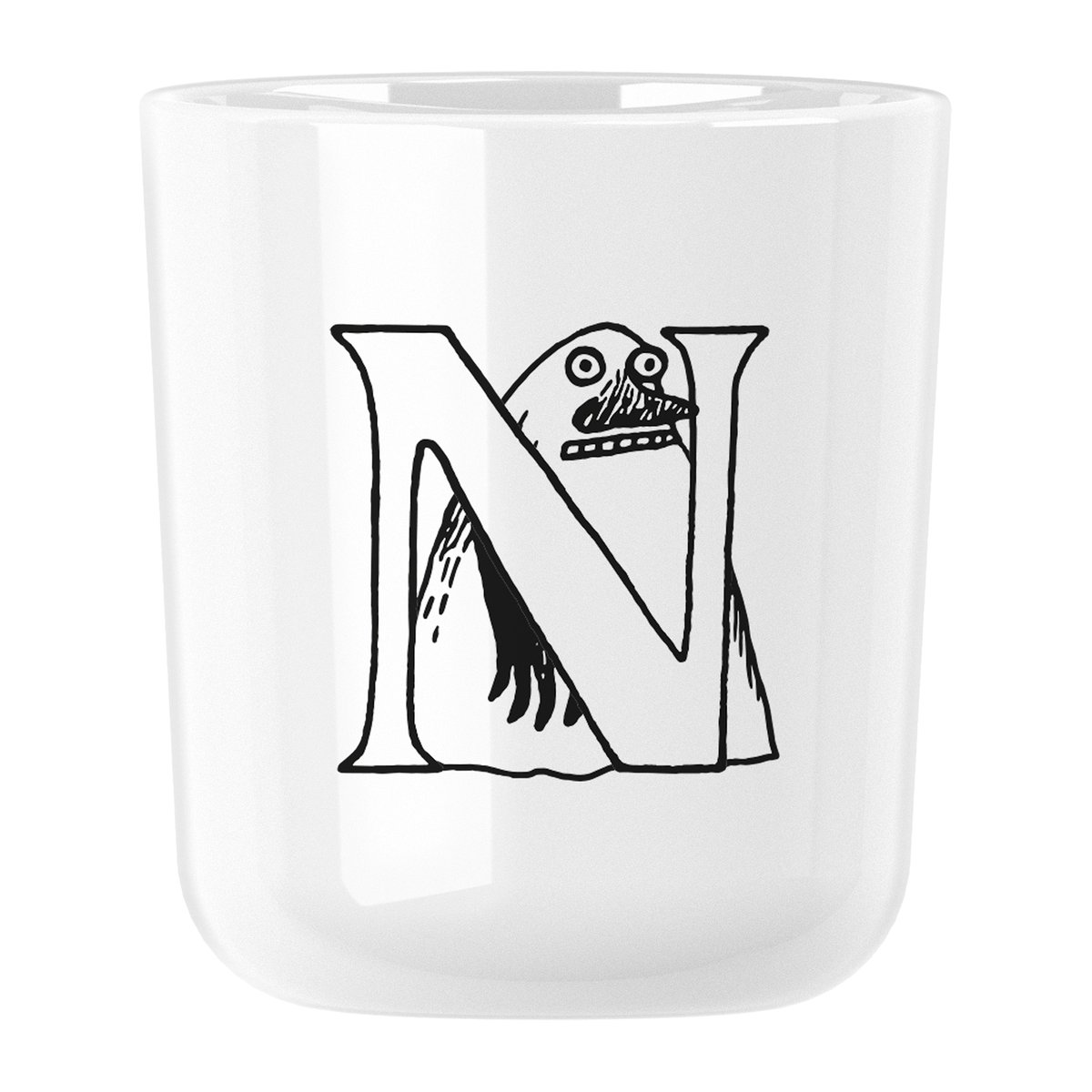 RIG-TIG Moomin ABC -muki 20 cl N | Skandinaavinen Sisustus | Muumimukit | Valkoinen